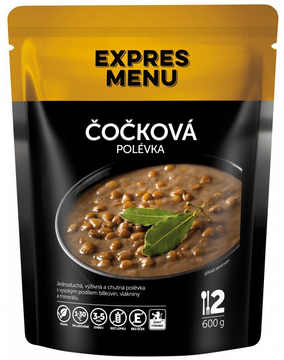 Čočková polévka bez lepku 600 g Expres Menu